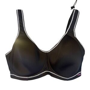 Freya Womens Black Underwired High Impact Epic Sports Bra 34DDD
